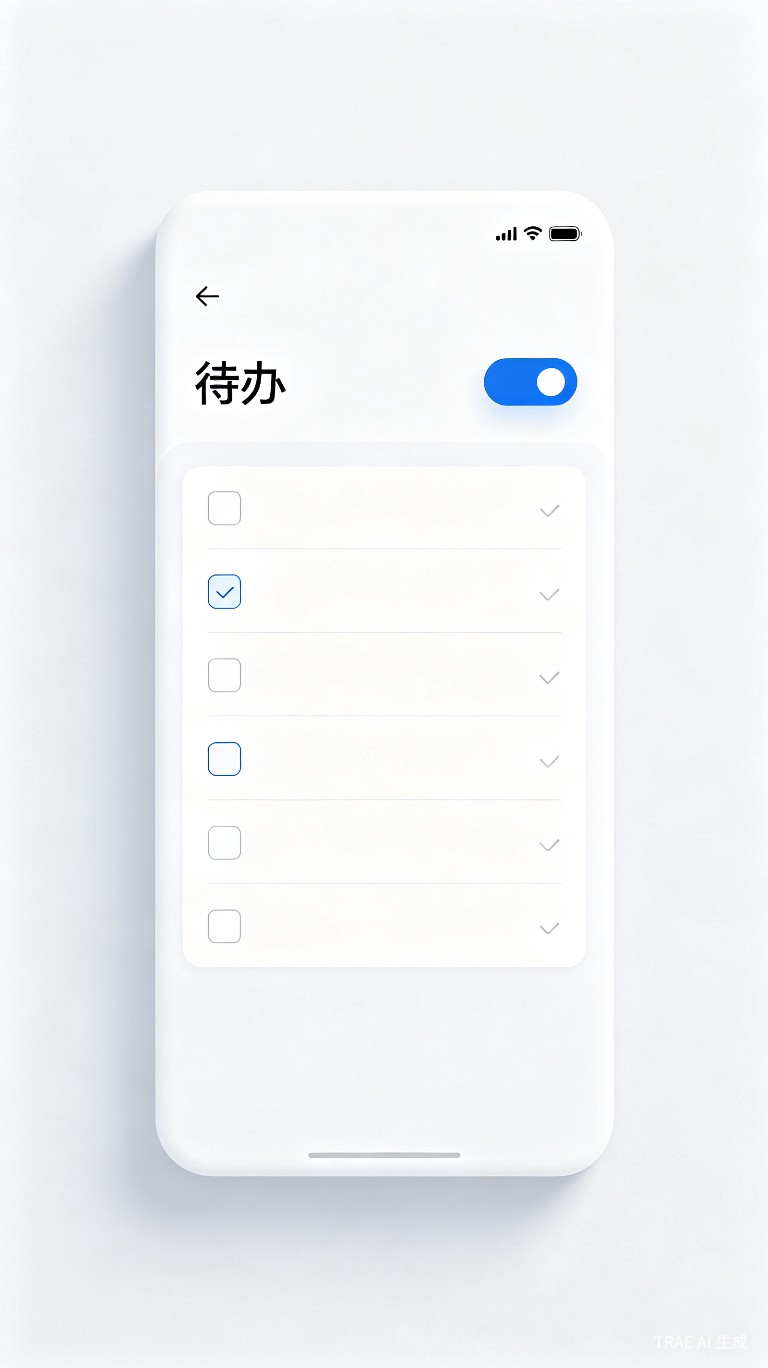 鸿蒙待办应用界面